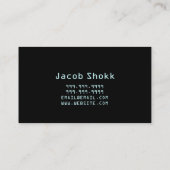 電気工事用電気軽衝撃ワイヤ 名刺 (裏面)