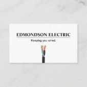 電気工事用電線 名刺 (正面)