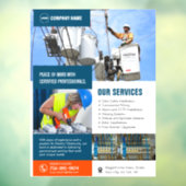 電気工事請負サービス カスタム ウィンドウサイン (シート3)