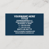 電気工事請負業者ヒューズボックス 名刺 (裏面)