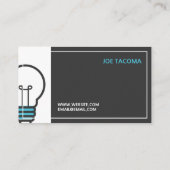 電気工事電気技師 名刺 (裏面)