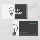 電気工事電気技師 名刺 (正面/裏面)