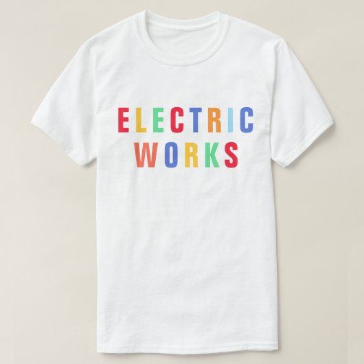 電気工事™ Tシャツ (デザイン正面)