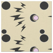 電気布ポップ・アートの布 ファブリック (クローズアップ)