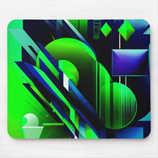 「電気幾何学」 マウスパッド (正面)