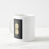 電気建築業者の出口の電気技師ビジネス コーヒーマグカップ (正面左)