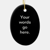 電気建築業者の出口の電気技師ビジネス セラミックオーナメント (裏面)