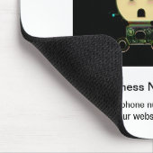 電気建築業者の出口の電気技師ビジネス マウスパッド (コーナー)