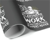 電気技おもしろい術者アドバイス電子技術専門家 ラッピングペーパー (ロールコーナー)