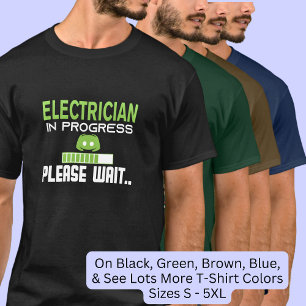 電気技師お待ちください Tシャツ