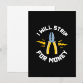 電気技師から金をむしる 電気工事業組合 ノートカード (正面/裏面)