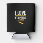 電気技師が大好きおもしろい 缶クーラー (正面)