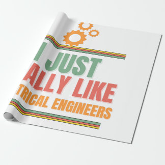 電気技師が大好きだ ラッピングペーパー