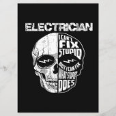 電気技師が愚かなスカルギフトを修正できない メニュー (正面)