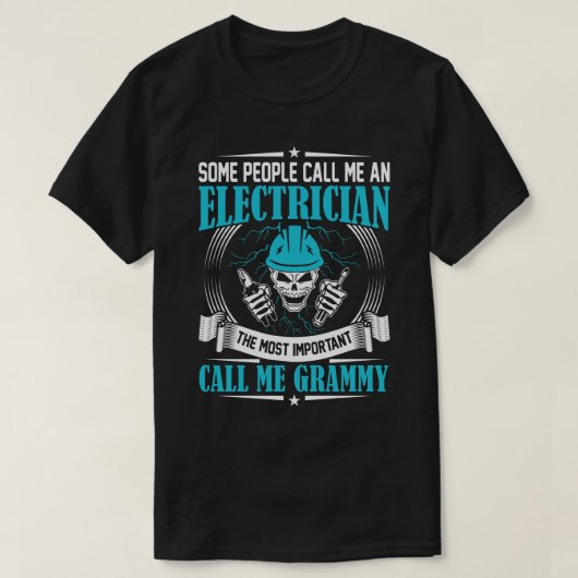 電気技師と呼ぶ人もいる グラミー賞 Tシャツ (デザイン正面)