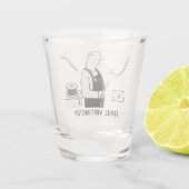 電気技師と電気修理。 ショットグラス (裏面)