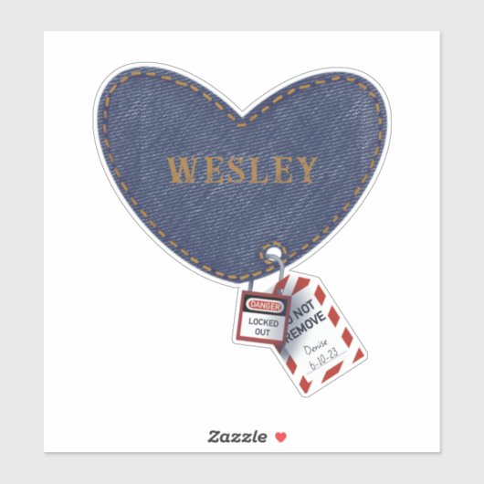 電気技師のためのロマンチックなロックアウトのタグアウトの愛ハート シール (シート)