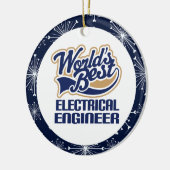 電気技師のギフトのオーナメント セラミックオーナメント (左)