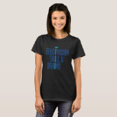 電気技師のスキルと脳職人の電圧 Tシャツ (正面フル)