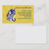 電気技師の労働者の修理人の名刺 名刺 (正面/裏面)
