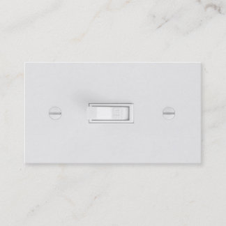 電気技師の名刺(スイッチ) 名刺