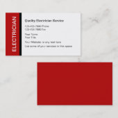 電気技師の名刺 名刺 (正面/裏面)