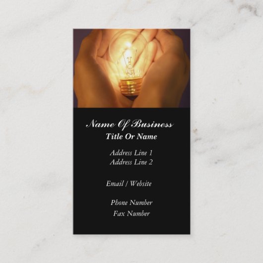 電気技師の名刺 名刺 (正面)