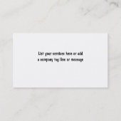 電気技師の名刺 名刺 (裏面)