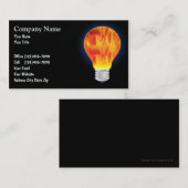 電気技師の名刺 名刺 (正面/裏面)