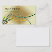 電気技師の名刺 名刺 (正面/裏面)