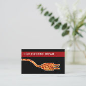 電気技師の名刺 名刺 (スタンド正面)