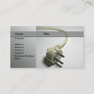 電気技師の名刺 名刺