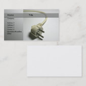 電気技師の名刺 名刺 (正面/裏面)