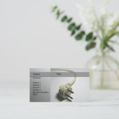 電気技師の名刺 名刺 (スタンド正面)