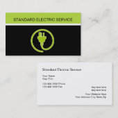 電気技師の名刺 名刺 (正面/裏面)