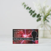 電気技師の名刺 名刺 (スタンド正面)