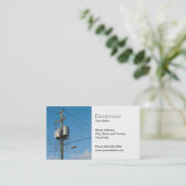 電気技師の名刺 名刺 (スタンド正面)