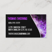 電気技師の名刺 名刺 (裏面)