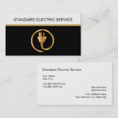 電気技師の名刺 名刺 (正面/裏面)