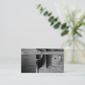 電気技師の名刺 名刺 (スタンド正面)