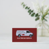 電気技師の名刺 名刺 (スタンド正面)