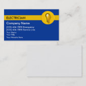 電気技師の名刺 名刺 (正面/裏面)