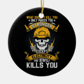 電気技師の命を奪わないもの セラミックオーナメント (正面)