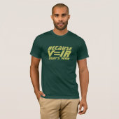 電気技師の回路解析のTシャツ Tシャツ (正面フル)
