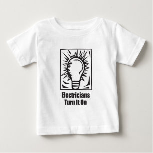 電気技師の回転それ ベビーTシャツ