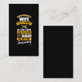 電気技師の妻のおもしろい彼女が想結婚した像する 名刺 (正面/裏面)