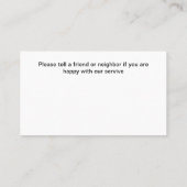 電気技師の新シンプルしい名刺 名刺 (裏面)