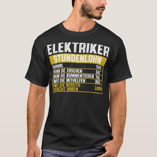 電気技師の時給の宇宙飛行士の誕生日の虹 Tシャツ (正面)