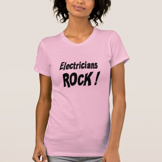 電気技師の石! Tシャツ (正面)