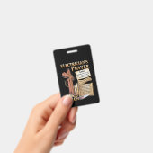 電気技師の祈りの言葉アーメン バッジ (手持ち)